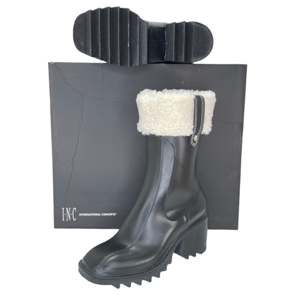 International Concepts Eddie2 Black PVC Heavy Duty Womens Rain Boots Size 6M - Picture 11 of 12